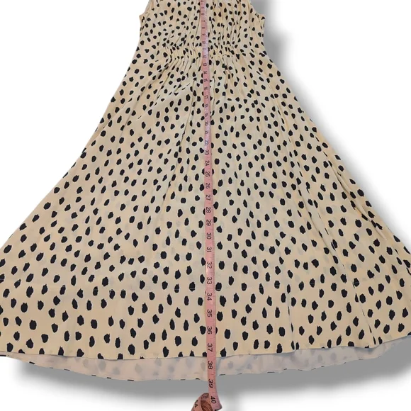 Kate Spade Leopard Dot Tie Back Dress "Take A Walk On The Wild Side", Size 4 - Picture 11 of 15